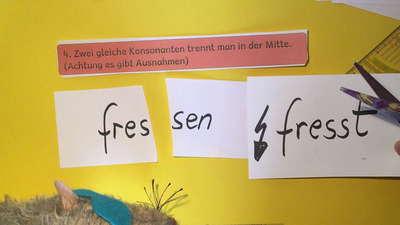 Trennungsregeln am Zeilenende besprochen mit Ratte Hein - Teil1