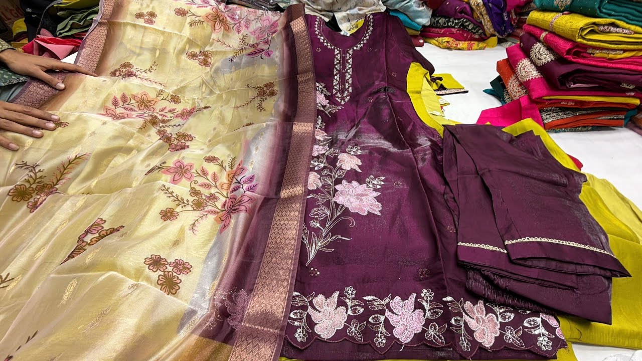 chickpet Bangalore wholesale designer kurti sets||Single piece courier available