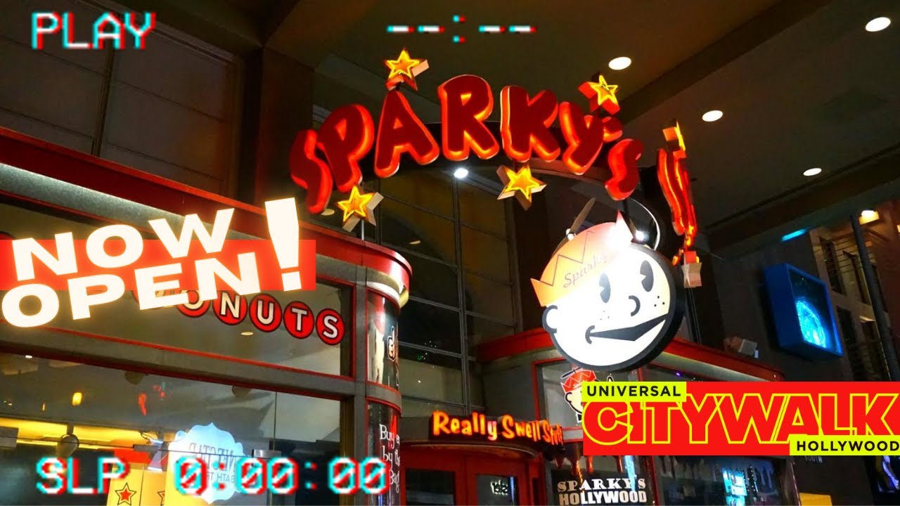 NOW OPEN! Sparky's Donut's | Universal CityWalk Hollywood
