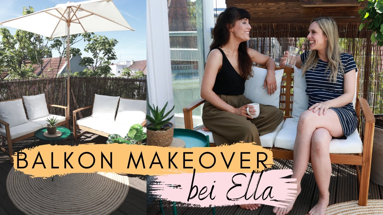 BALKON MAKEOVER BEI  @EllaTheBee   ! | DIY Sichtschutz & insektenfreundiche Pflanzen | Jelena Weber