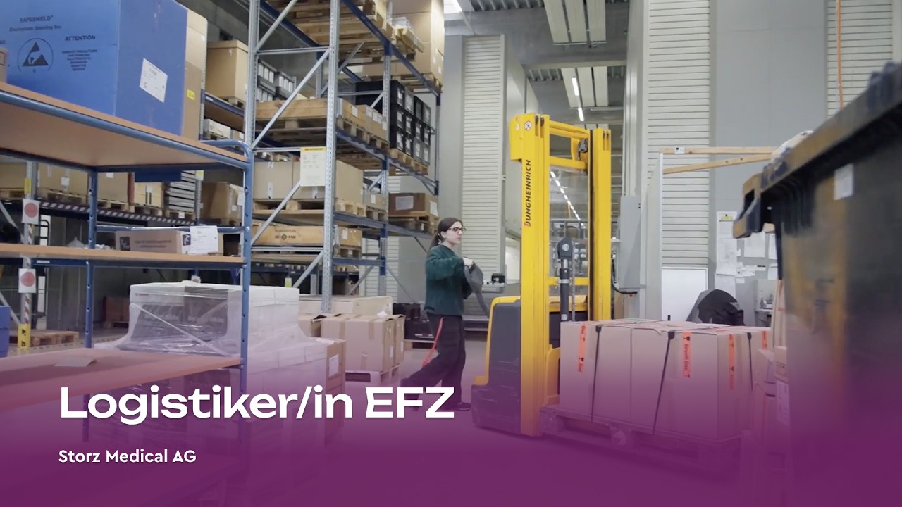 Tauche in die Welt der Logistiker/in EFZ ein bei Storz Medical AG | Lehrstellenvideo | Yousty