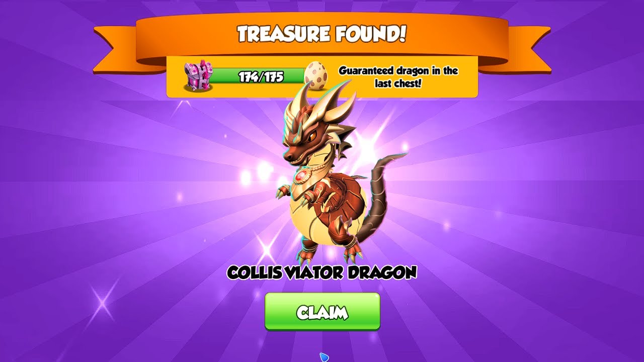 Have you got Collis Viator Dragon-Dragon Mania legends | Open 174 Pink chest | DML
