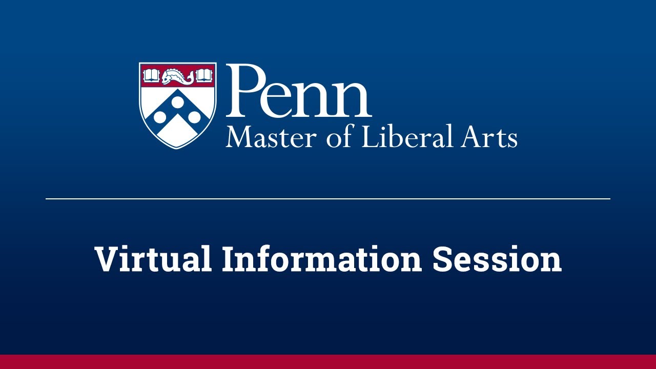 Master of Liberal Arts Virtual Information Session - October 5, 2021