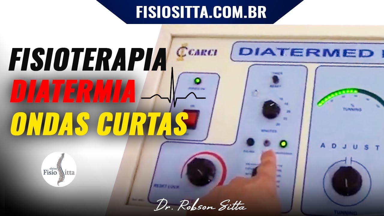 FISIOTERAPIA ONDAS CURTAS DIATERMIA APLICAÇÃO E EFEITOS DO CALOR PROFUNDO Clínica Dr. Robson Sitta ®
