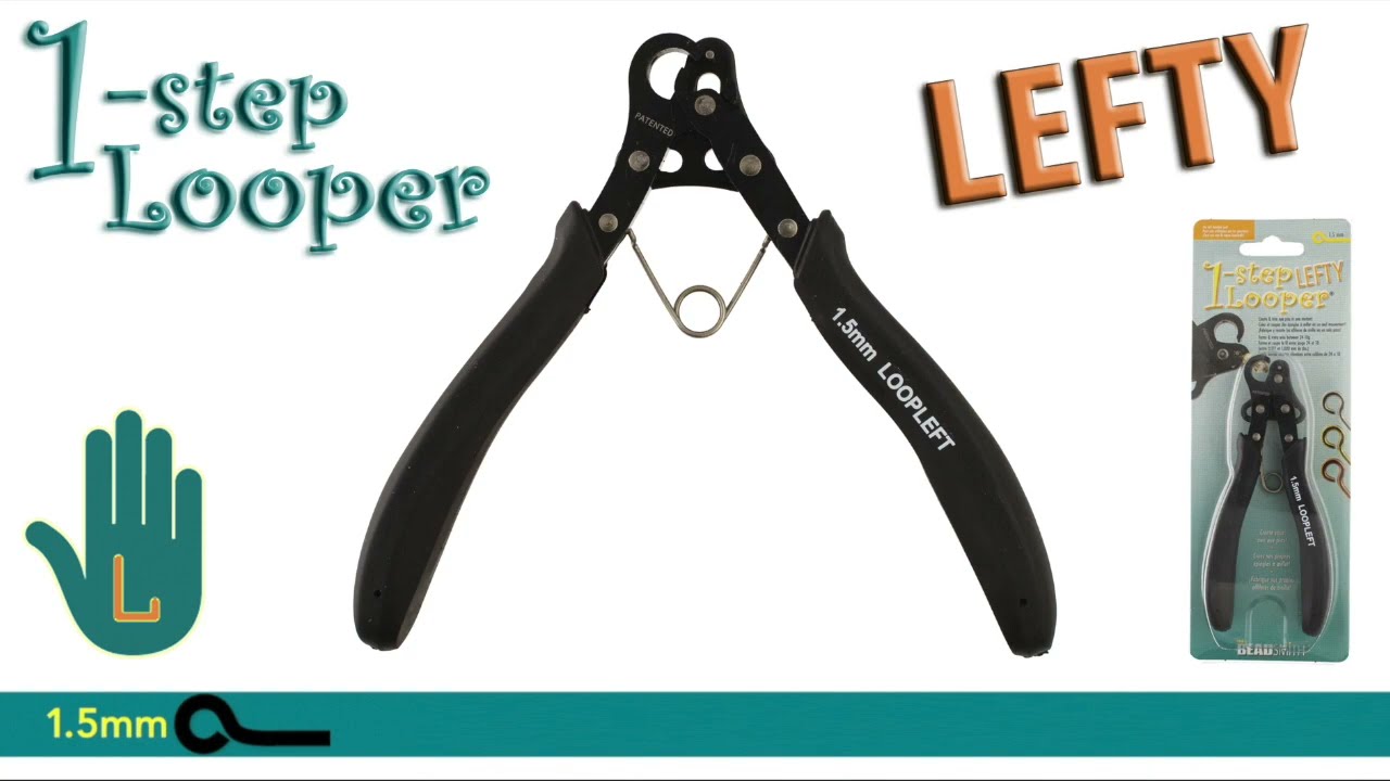 Beadsmith One Step Looper Lefty Plier &ndash; Instantly Create Consistent Loops in One Step
