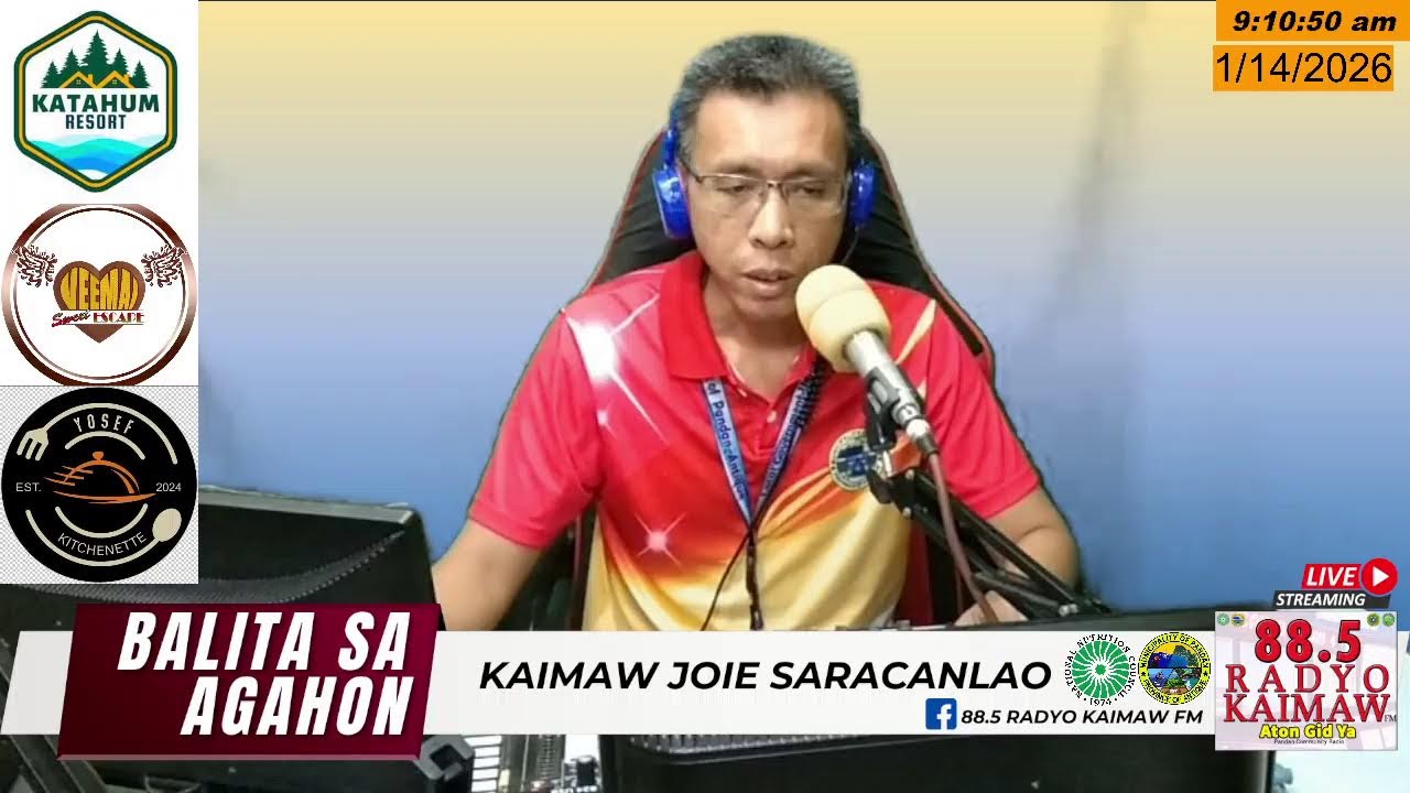 BALITA SA AGAHON - JANUARY 15, 2026 - KAIMAW JOIE SARACANLAO