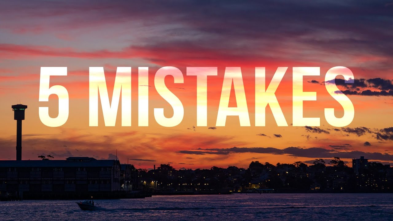 Five mistakes timelapse photographers make