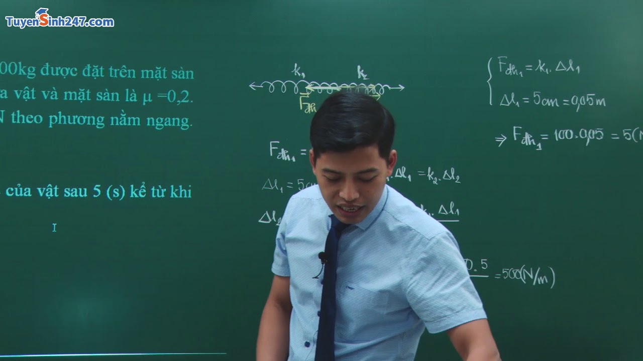 Ôn tập chương 2 : Động lực học chất điểm - Vật Lí 10 - Thầy Phạm Quốc Toản