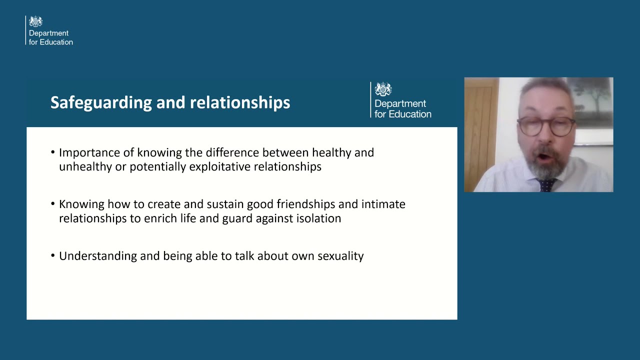 Department for Education: Relationships, Sex and Health Education for pupils with SEND