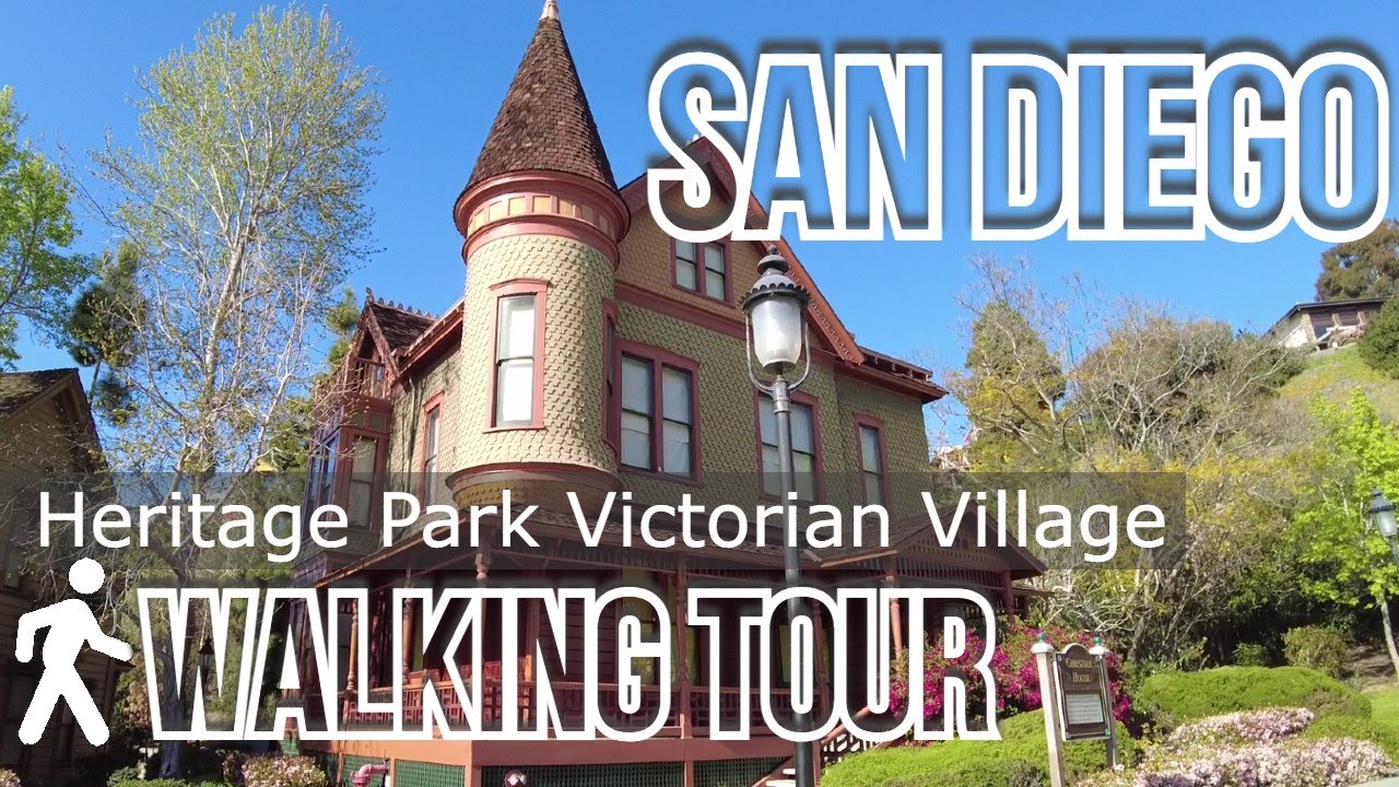 🎩 Victorian Village Walk in Heritage Park | San Diego, CA