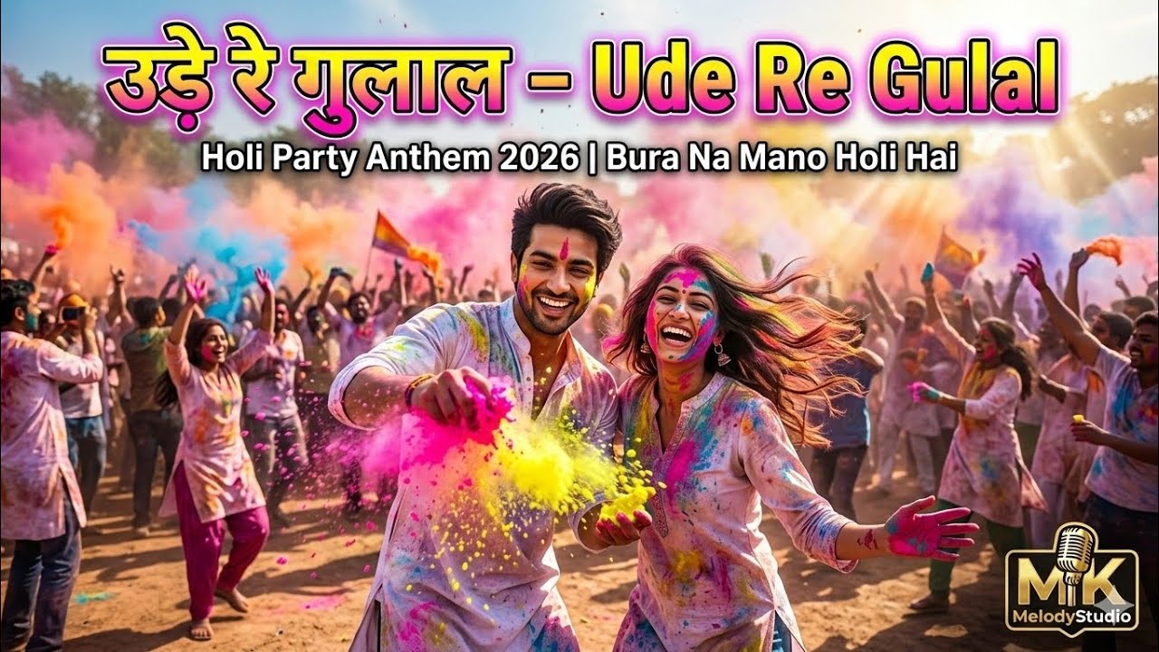 उड़े रे गुलाल 💥 Ude Re Gulal – Ultimate Holi Anthem 2026 | Bura Na Mano Holi Hai @MKMelodyStudio 