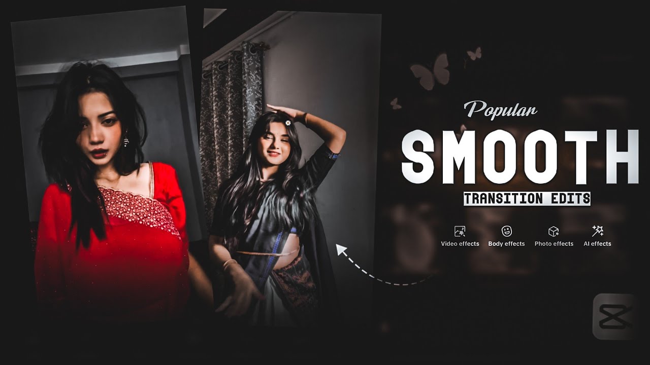 SMOOTH ZOOM 🌼 Transition Reels Video Edit | How To Make Smooth Transition Reels Editing In Capcut !