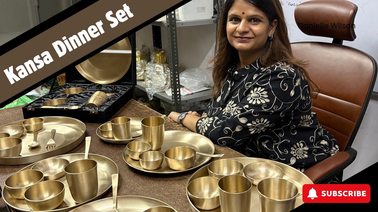 Kansa Dinner Set / Utensils / Products #brassglobe #kansa #health #healthy #dinnerset #moradabad