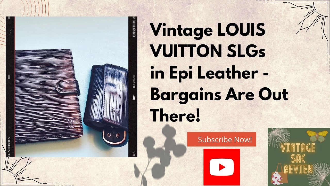 Vintage LOUIS VUITTON SLGs in Epi Leather | Bargains Are Out There! Agenda PM and Six Key Holder