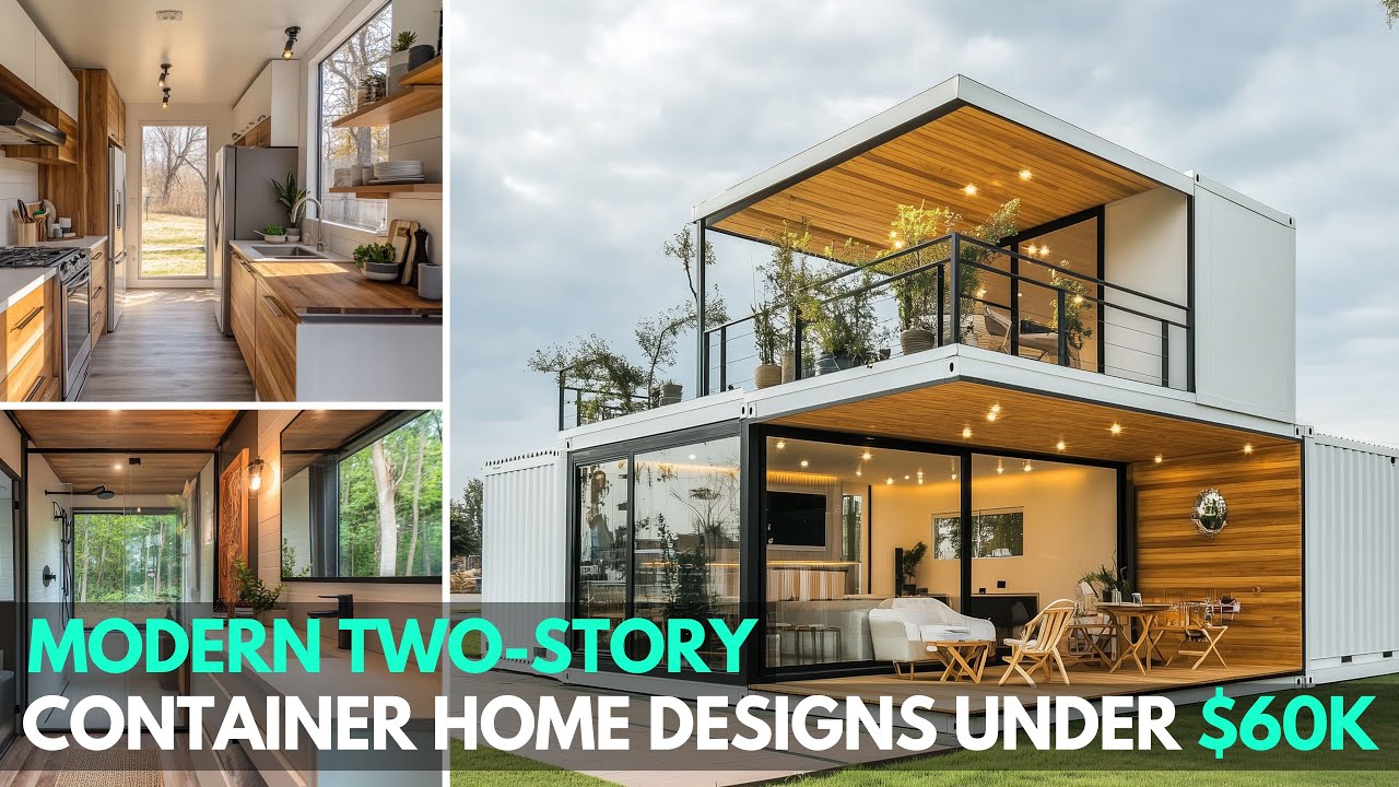 Modern  Two Story  Container Homes Under $60K | Stunning Designs for Luxury & Affordable Living