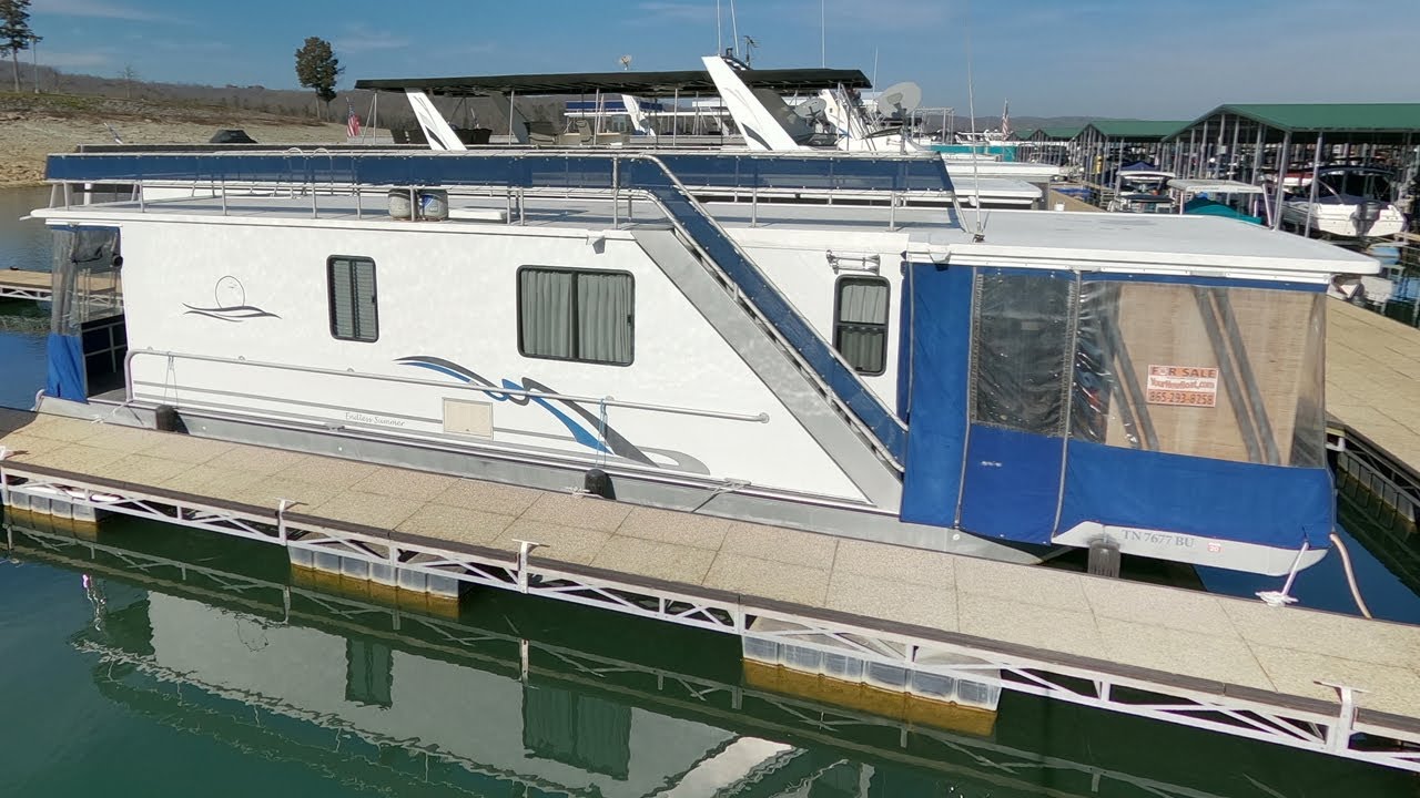 1995 Lakeview 14 x 46WB Houseboat For Sale on Norris Lake TN - SOLD!