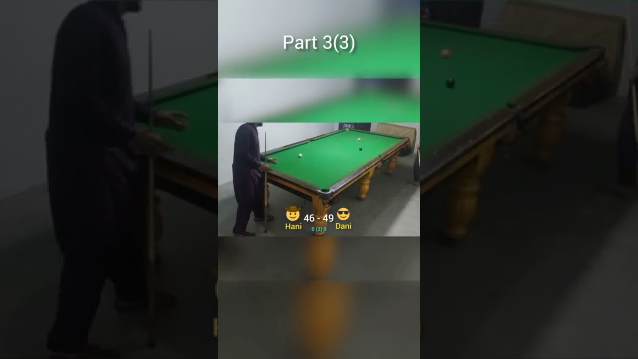 Snooker match bro vs bro part 3 #shorts #youtubepartner #snookermatch #snooker #viral
