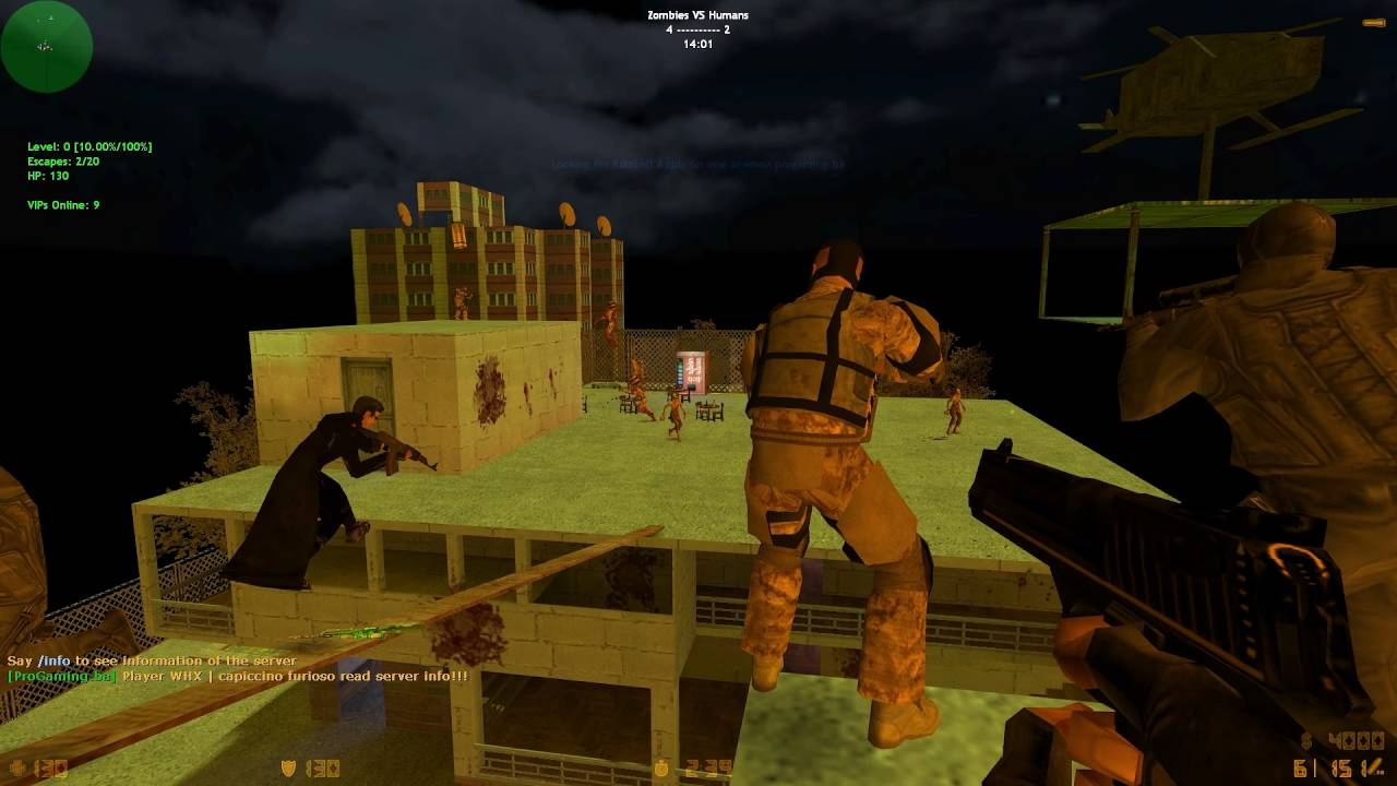 Counter-Strike: Zombie Escape Mod - ze_ATIX_Panic_v1 on ProGaming