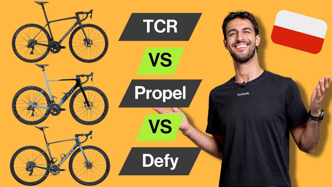 Giant Propel Vs TCR Vs Defy | Kt&oacute;ry rower szosowy Giant jest dla Ciebie najlepszy?