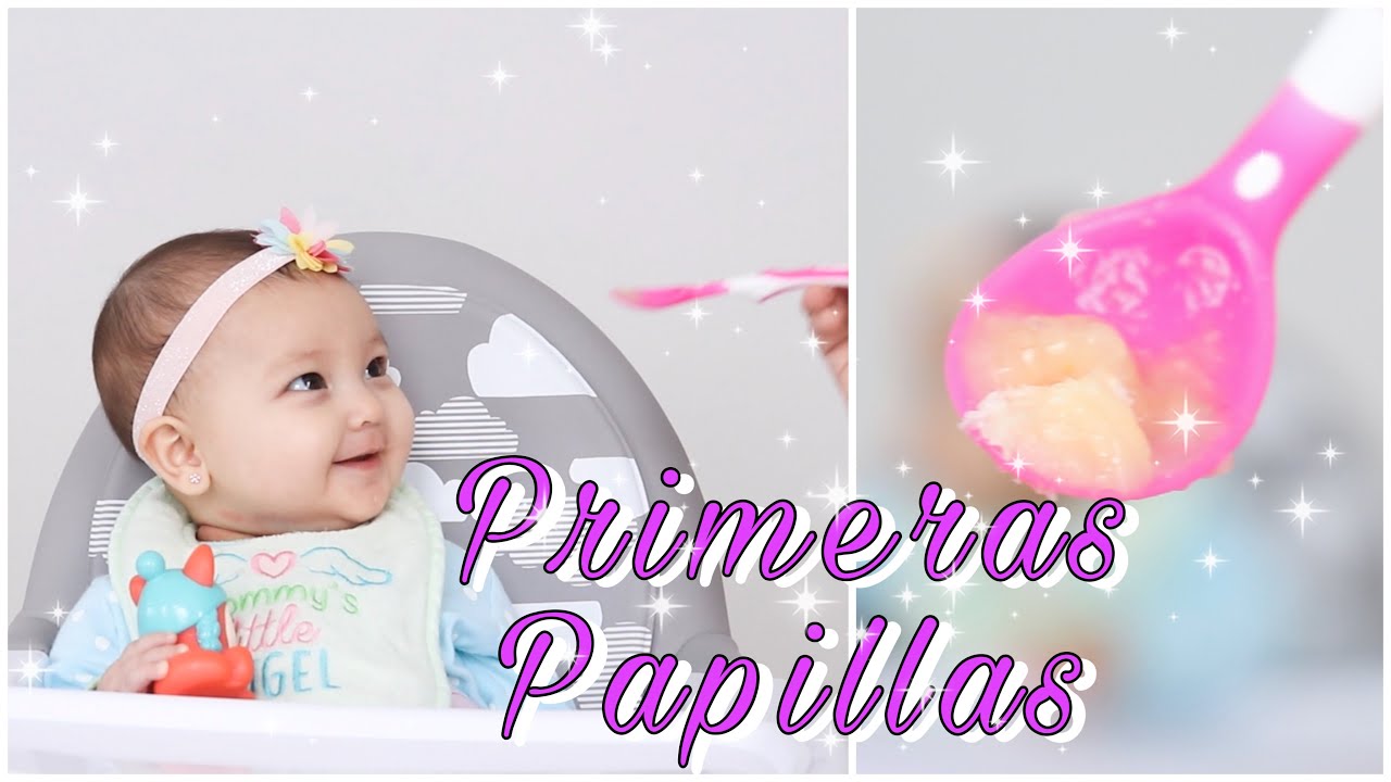 Papillas para bebés de 6 meses en adelante. Estas son las primeras comidas que di a mi bebé