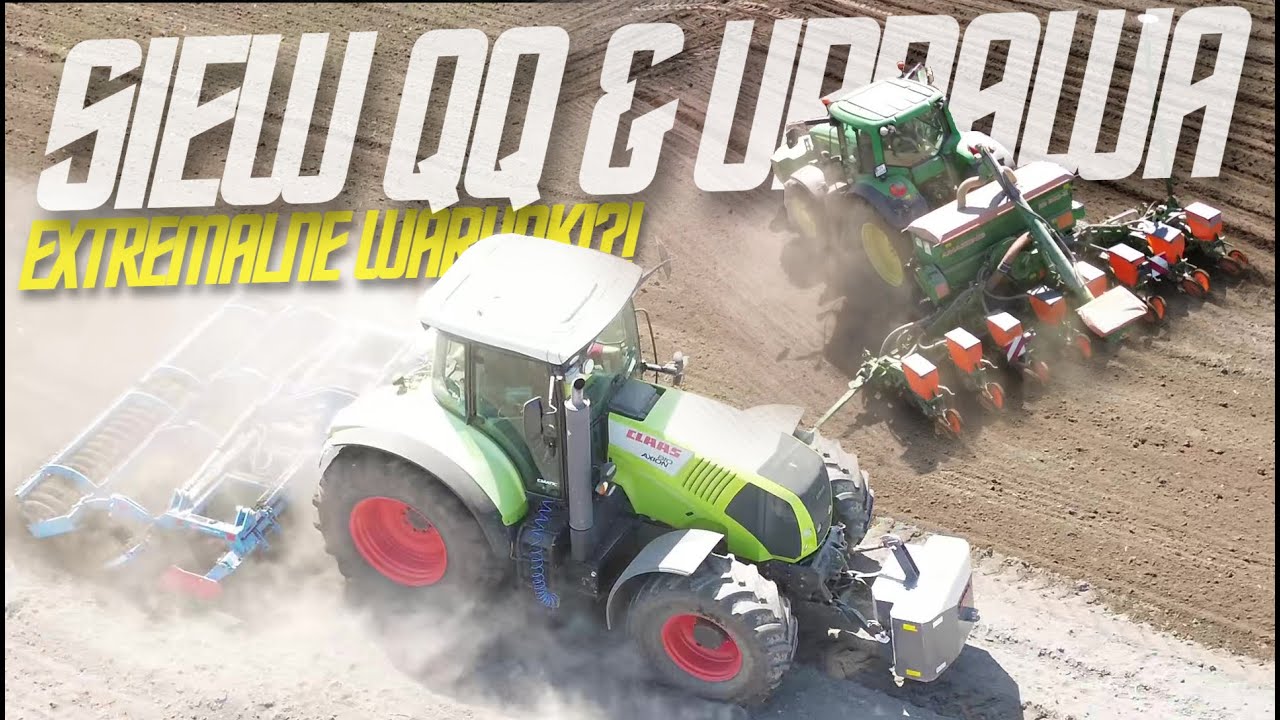 ✩ 🇵🇱 TALERZOWANIE & SIEW KUKURYDZY NA TORFACH!🔥✩ JD 7430 & CLAAS AXION 810 ✩🔥 GR MICHALIK & NOWOSAD✩