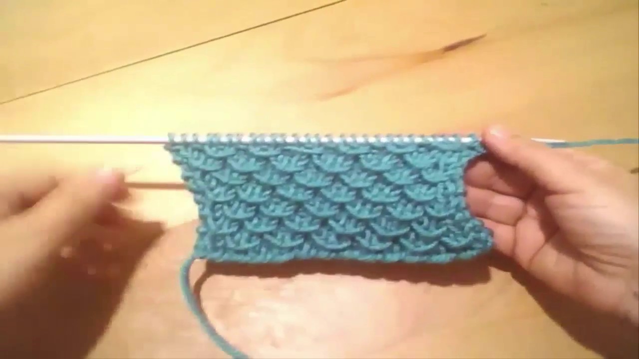 غرزة السموك الصغيرة تريكو ..... KNITTING stitch Petit smok
