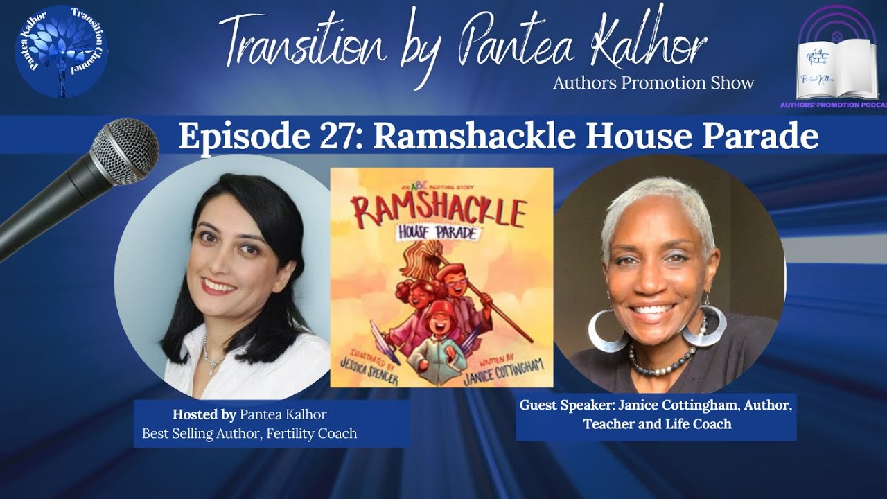 🎤RamShackle House Parade- Janice Cottingham and Pantea Kalhor- Authors Promotion Show