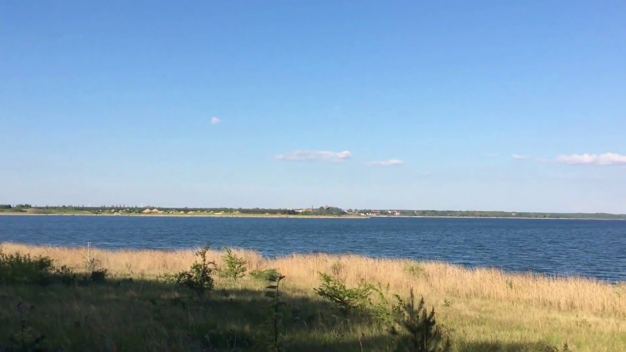 Goitzsche See S&uuml;dufer Blick auf die Halbinsel Pouch