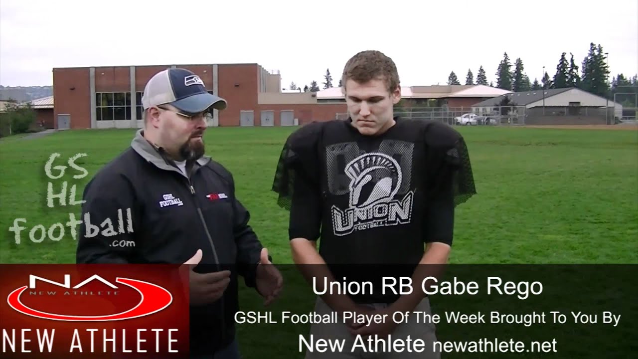 Union RB Gabe Rego - Week 5 GSHL Football New Athlete Player Of The Week