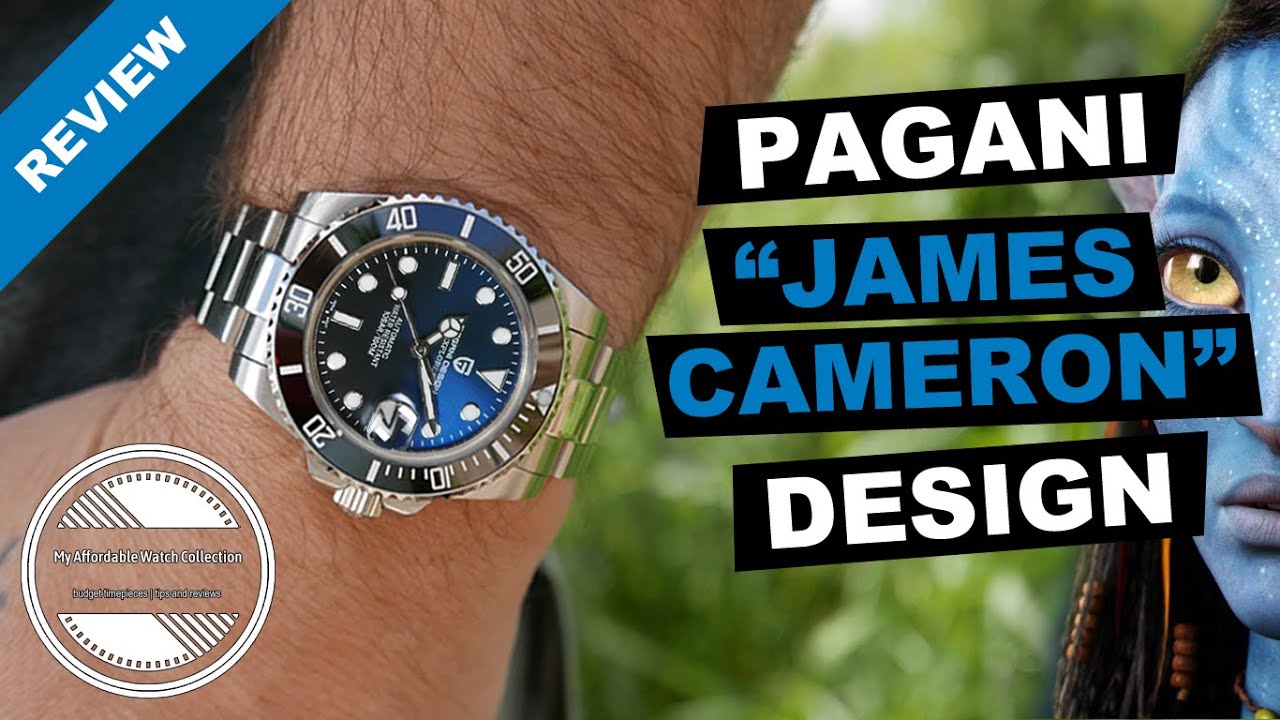 Pagani Design PD-1661 [Black/Blue] Automatic Homage Watch Review
