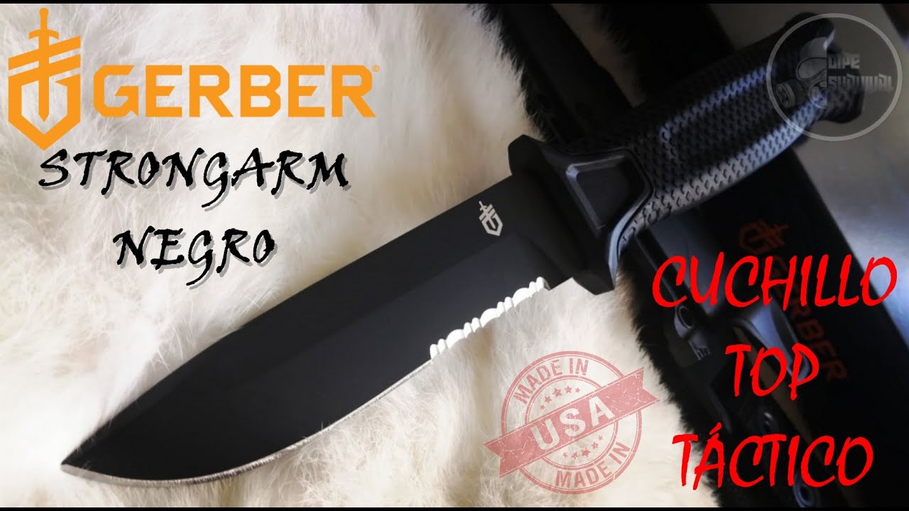❌💪GERBER STRONGARM BLACK (NEGRO) , CUCHILLO TOP DE GERBER💪❌