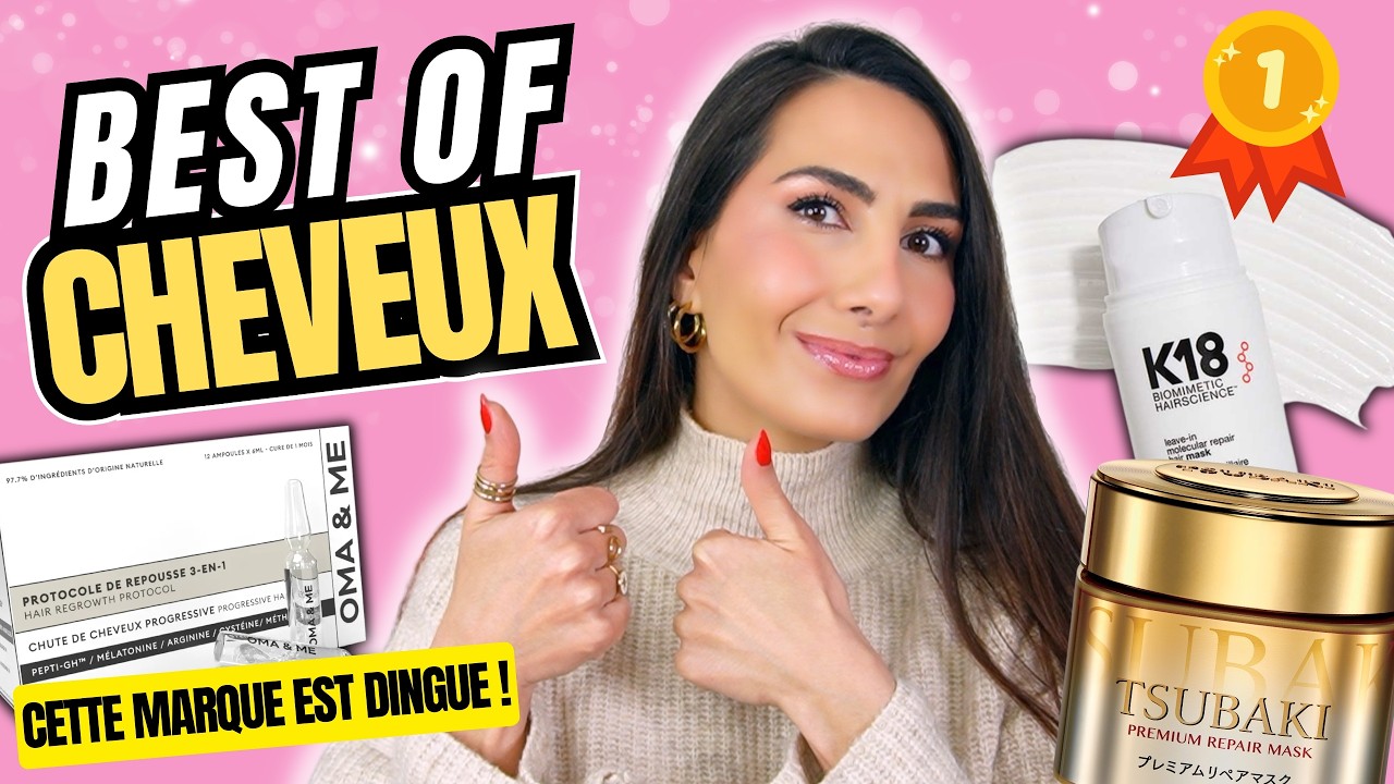 🥇 Les MEILLEURS SOINS CHEVEUX !! (Anti-chute, Pousse, Densité, Fourches...)
