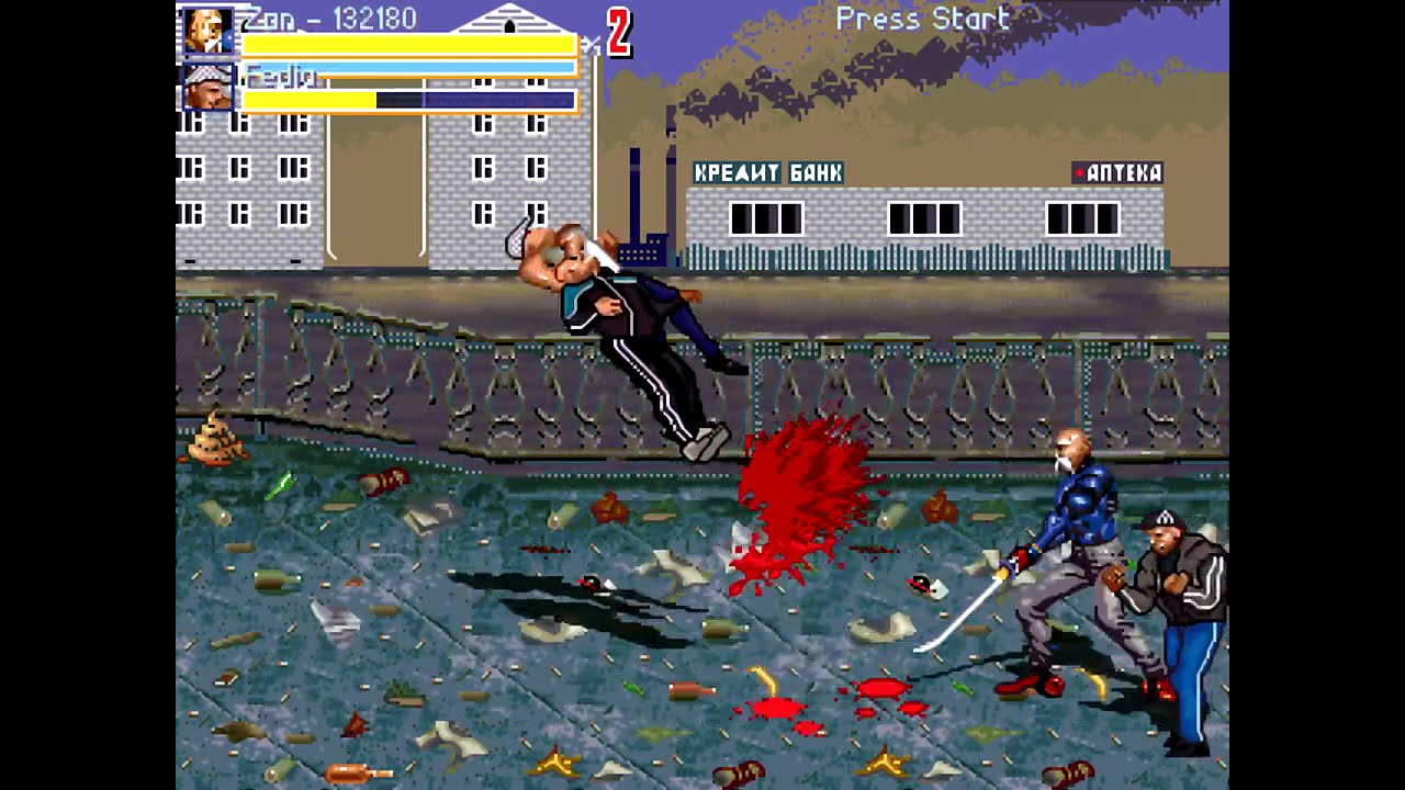 OpenBoR games: Streets of Rage Russia 2018 (Илья's edit) playthrough