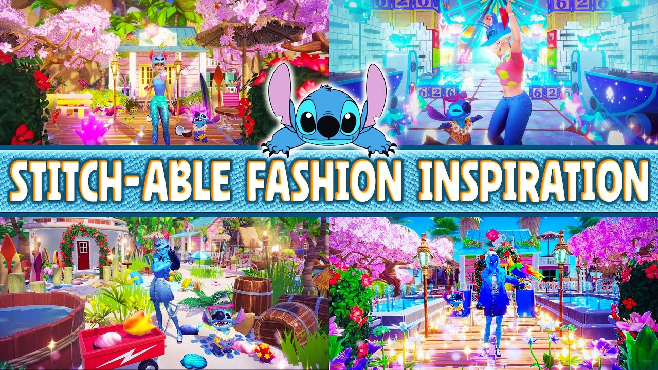 Stitch-able Fashion Dreamsnap Inspiration in Disney Dreamlight Valley. Mindblowing Submissions!