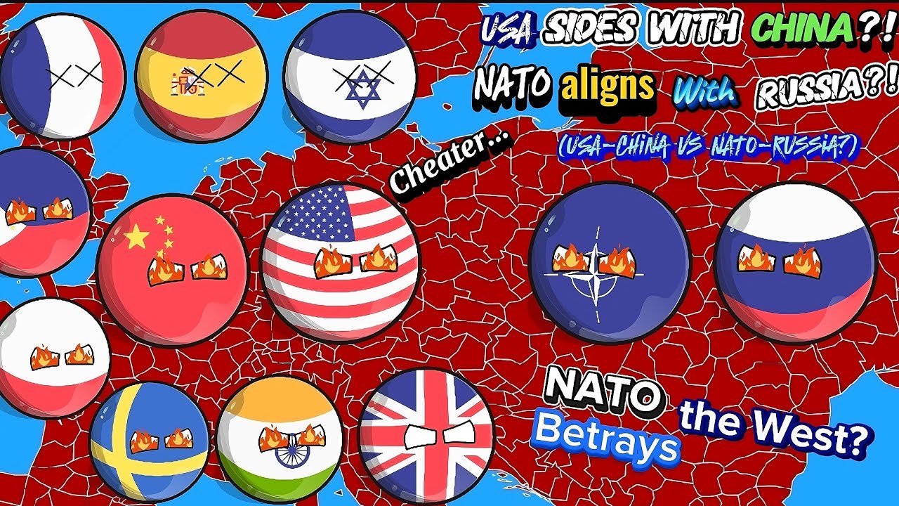 A Mysterious Murderer: USA Supports China, NATO Becomes the Enemy |PART 6 - Countryballs