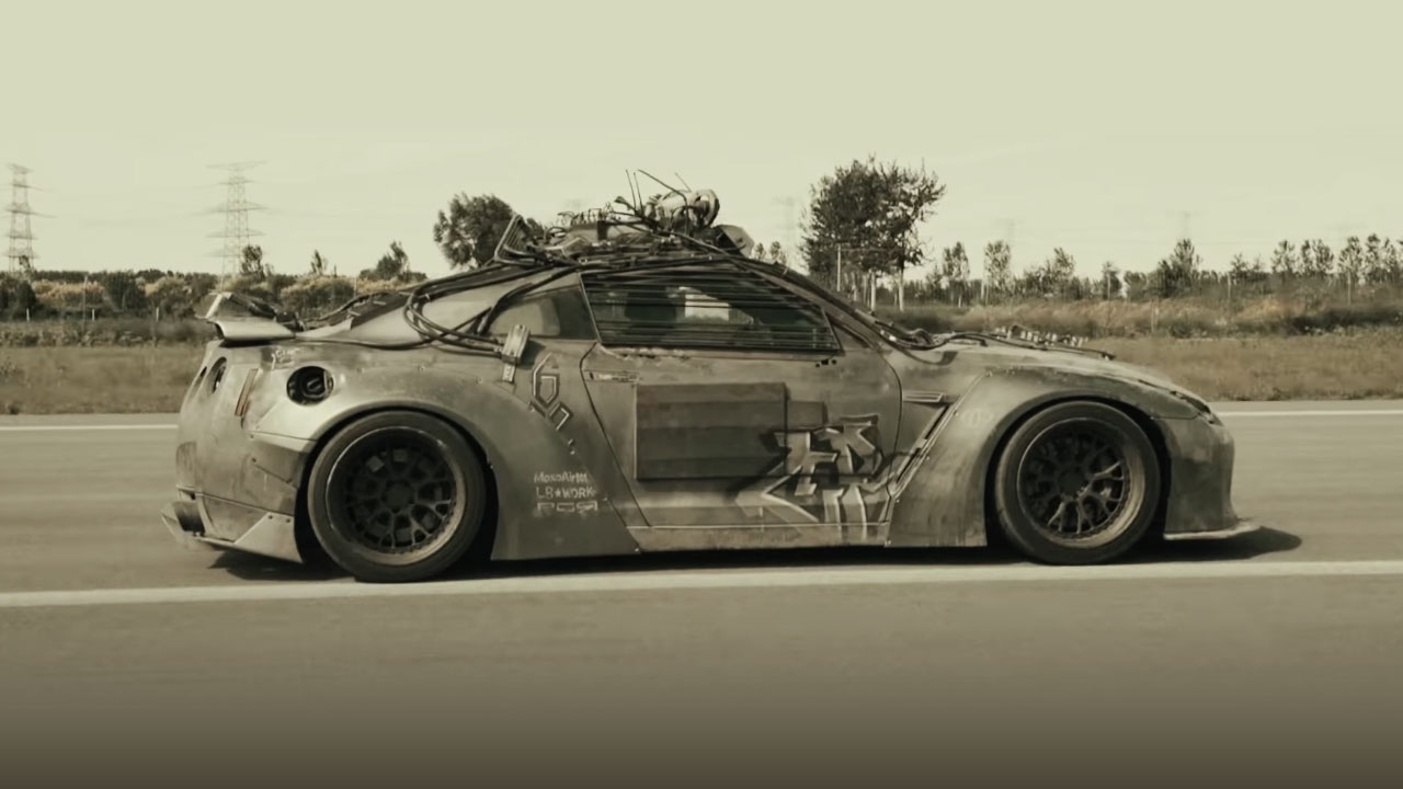 Elysium Liberty Walk GTR X Fi Exhaust -Walking dead Godzilla !!!