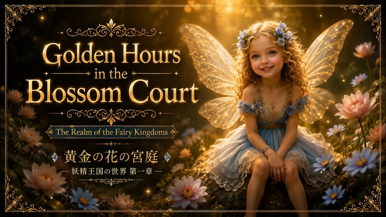 Golden Hours in the Blossom Court – The Realm of the Fairy Kingdoms🦚黄金の花の宮庭 ― 妖精王国の世界 第一章🕊️