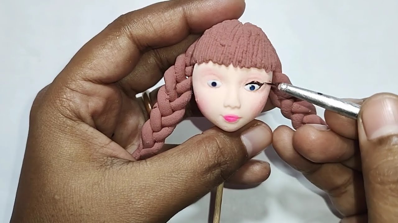 Easiest 🪆🪆CLAY DOLL TUTORIAL steps by step#clay 