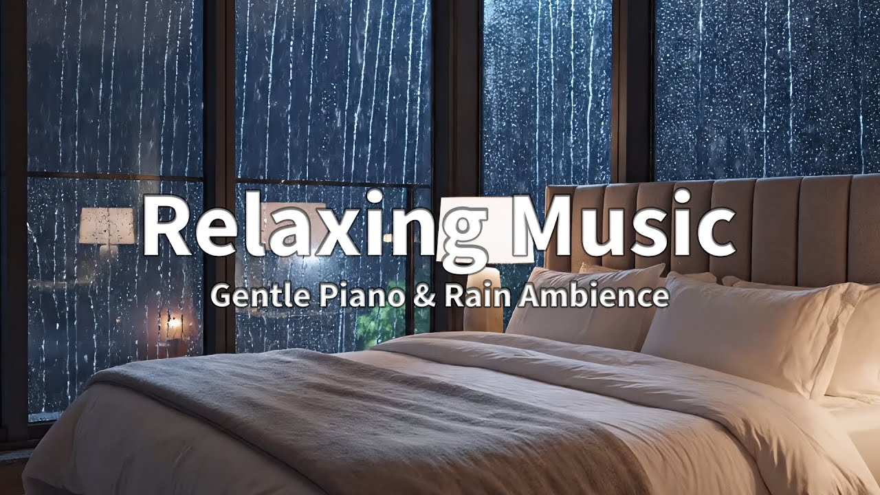 Relaxing Piano Music for Sleep 🎶 Rain Sounds for Insomnia, Stress & Anxiety 🌧️ Healing Soul