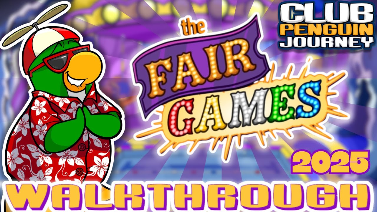 Club Penguin Journey | 🎡 The Fair Games 2025 COMPLETE Walkthrough! 🎟️