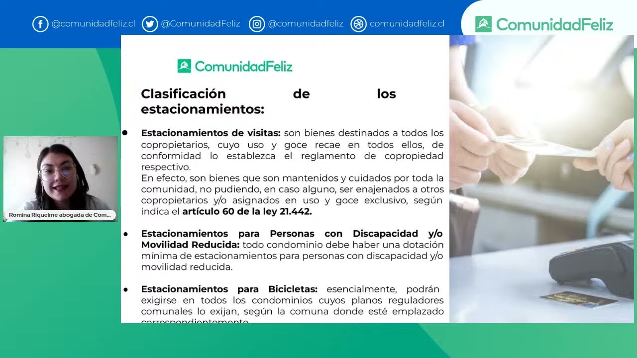 Charla Legal CL: ¿Qué dice la ley de copropiedad sobre los estacionamientos en Condominios?