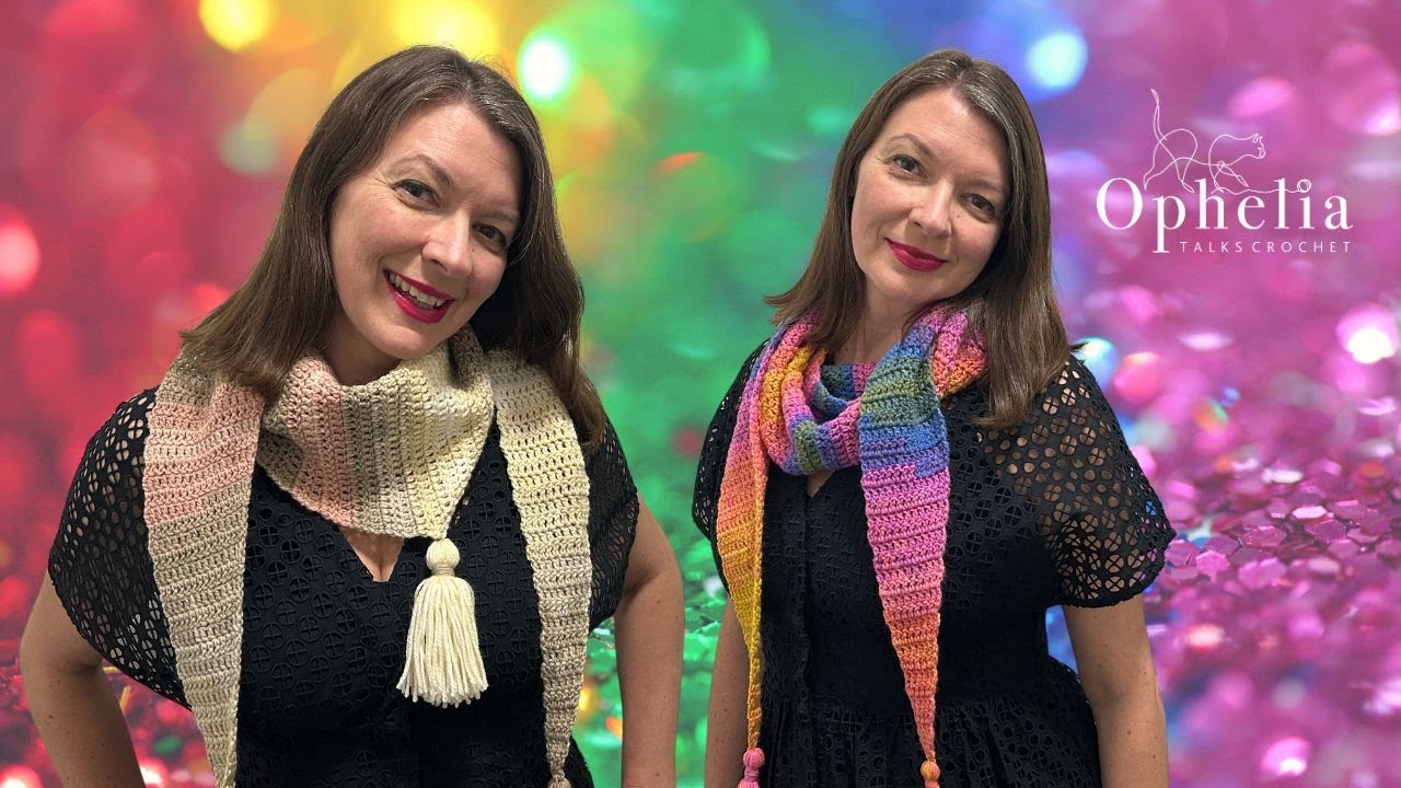 How to Crochet A Stunning Shawl With Just One Ball Of Yarn!