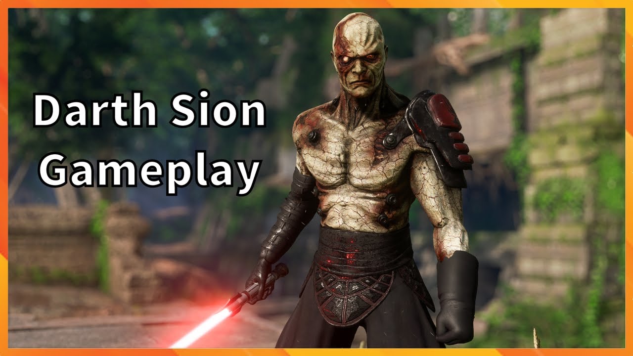 Darth Sion Gameplay Star Wars Battlefront 2