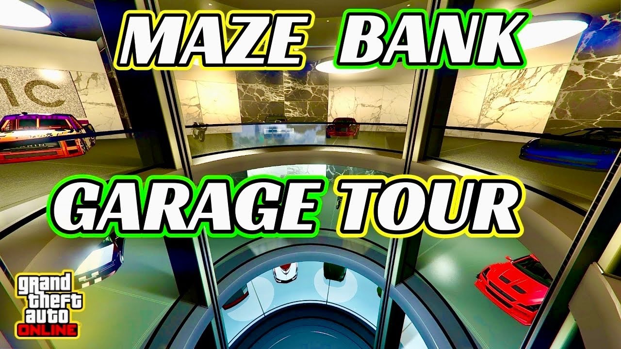 MAZE BANK WEST GARAGE TOUR | GTA ONLINE