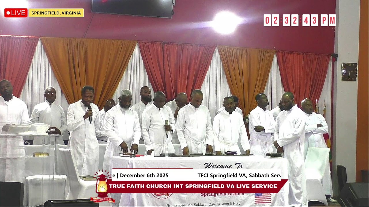 TRUE FAITH CHURCH INT. SPRINGFIELD, VIRGINIA- USA's Live broadcast