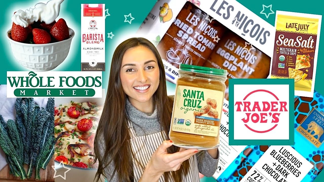 Trader Joes + Whole Foods Grocery Haul + Easy Meal Ideas
