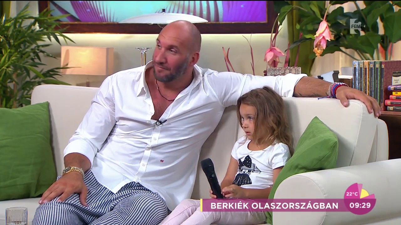 Berki: ˝Hatvanperces apuka vagyok˝ - tv2.hu/fem3cafe