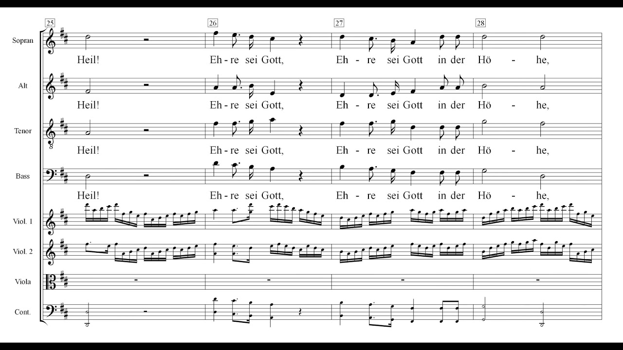 Messias Peters 15 Ehre sei Gott in der Höhe Einstudierung Alt