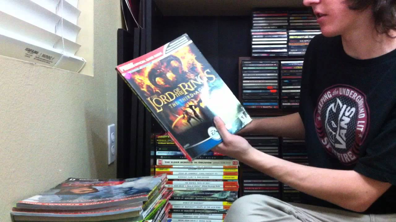 My Video Game Strategy Guide Collection