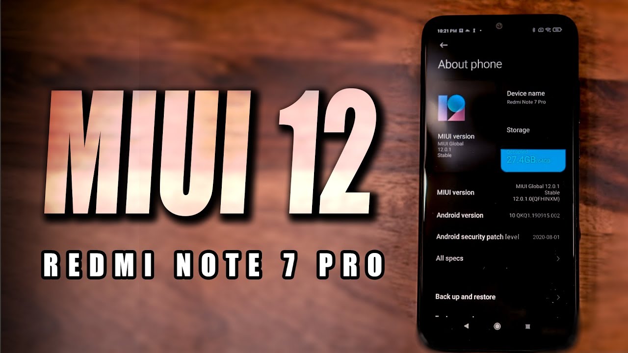 Redmi Note 7 Pro: Install MIUI 12 Update Now